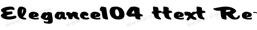 Elegance104 ttext Re字体转换